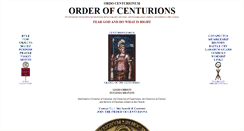 Desktop Screenshot of orderofcenturions.org
